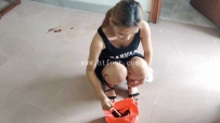 32198  甜美系梦姐姐清凉背心凉高踩踏虐待蹂躏小龙虾