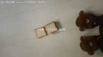 19713 豆宝出品 女主用奴的狗粮清洁污物