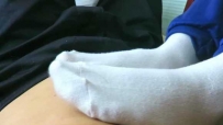 15431【高一莲主】棉袜校服踩踏羞辱舔足虐裆！