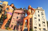 23858【稀有电影女巨人脚破坏】Giantess Attack
