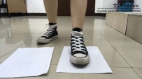13134 黑高匡威鞋印，踩乒乓球·方便面·m豆