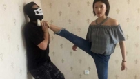 17798〖碎蛋娇娃〗美女防狼踢裆讲座