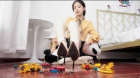 34850  白靴肉丝踩玩具小人