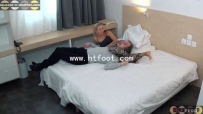 22950 自美女蛇的绞杀！金发女神绞杀秃顶龌龊男，双腿犹如两条大蟒蛇！