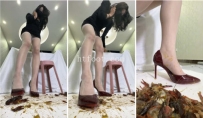 AC1950 【ToKNai】俐子女巨人视角跺踩小龙虾，汁水四溅